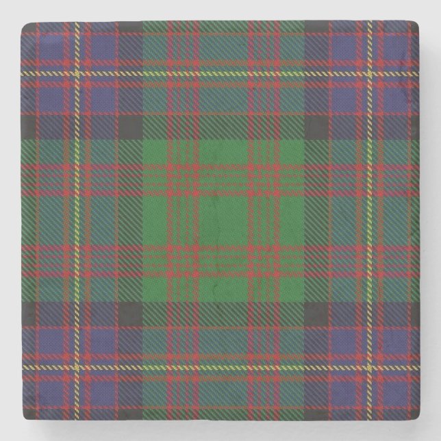 Old Scots Tavern Clan Cochrane Cochran Tartan Stone Coaster (Front)