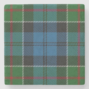 Old Scots Tavern Clan Colquhoun Tartan Stone Coaster