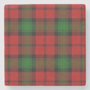 Old Scots Tavern Clan Kerr Tartan Stone Coaster