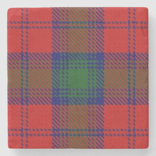Old Scots Tavern Clan Lindsay Lindsey Tartan Stone Coaster