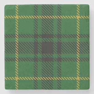 Old Scots Tavern Clan MacArthur Arthur Tartan Stone Coaster