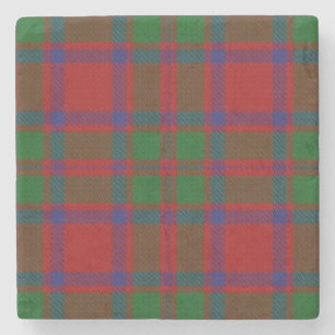 Old Scots Tavern Clan MacKintosh Tartan Stone Coaster