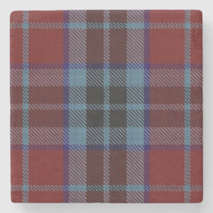 Old Scots Tavern Clan MacTavish Tartan Stone Coaster