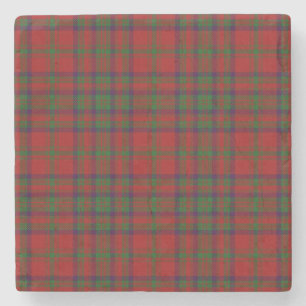 Old Scots Tavern Clan Matheson Tartan Stone Coaster