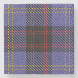 Old Scots Tavern Clan Rutherford Tartan Stone Coaster