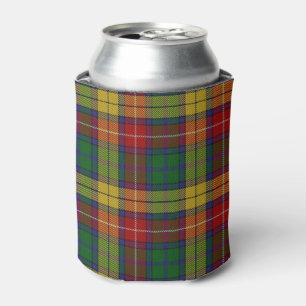 Old Scotsman Clan Buchanan Tartan Can Cooler