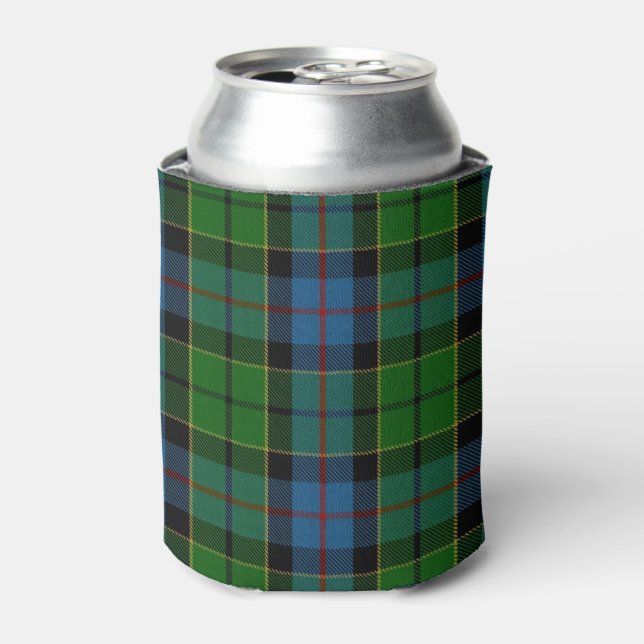 Old Scotsman Clan Forsyth Forsythe Tartan Can Cooler (Can Front)