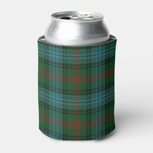 Old Scotsman Clan Ross Hunting Tartan Can Cooler (Can Front)