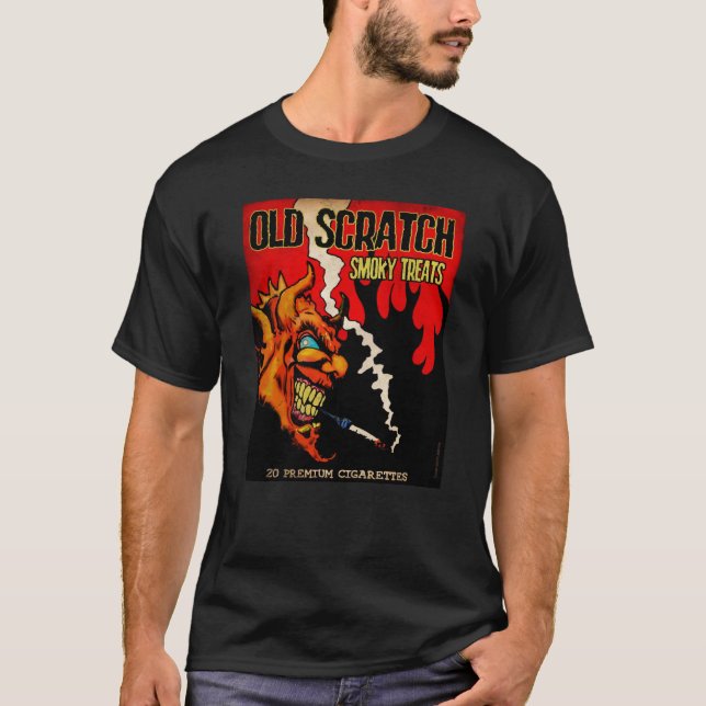 Old Scratch Smoky Treats T-Shirt (Front)