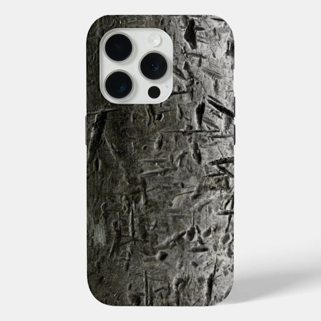 Old Scratched Metal Case-Mate iPhone Case (Back)