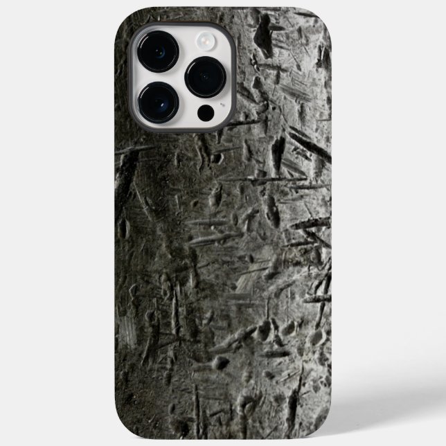 Old Scratched Metal Case-Mate iPhone Case (Back)