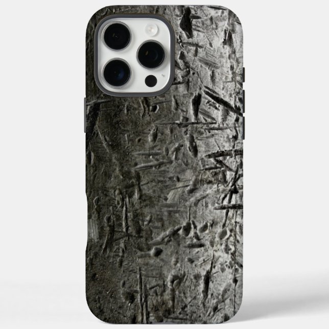 Old Scratched Metal Case-Mate iPhone Case (Back)