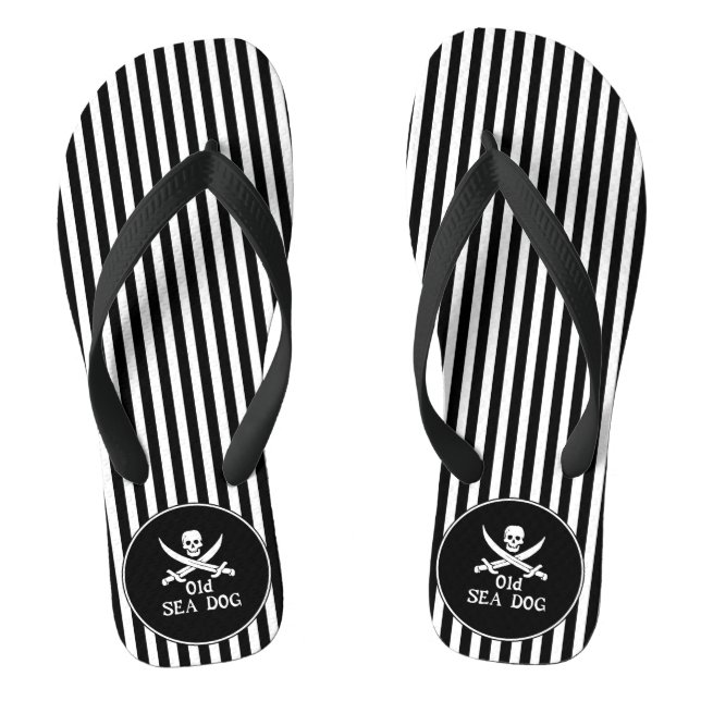 Old Sea Dog Flip Flops (Footbed)