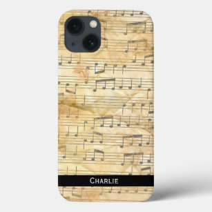 Old Sheet Music Background. Personalise. Case-Mate iPhone Case