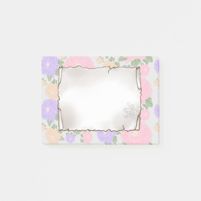 Old sheet post-it adhesive notes (Front)