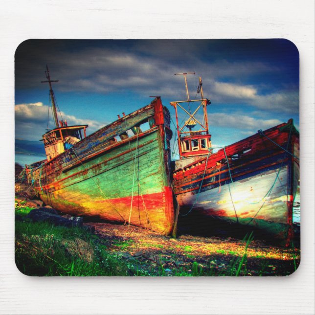 Old Ships Mouse Mat (Front)