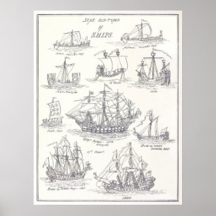 Old Ships Poster