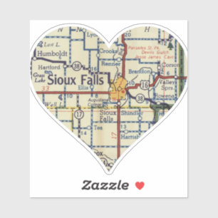 Old Sioux Falls SD Map