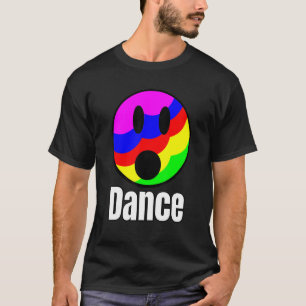 Old Skool Dance Rainbow Happy Wow Bright Style T-Shirt
