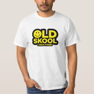 Old Skool - I Was There! Acid Rave - White T-Shirt