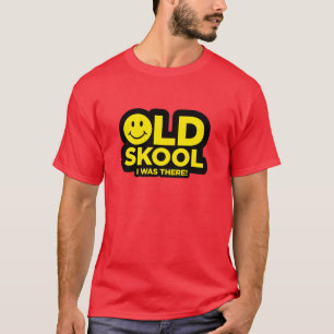 Old Skool - I Was There Shirt - Acid Red