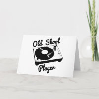 Old Skool Player Vinyl Record Turntable DJ