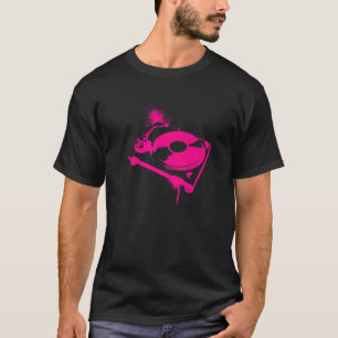 Old Skool Vinyl Love Decks Vinyl DJ Records T-Shirt