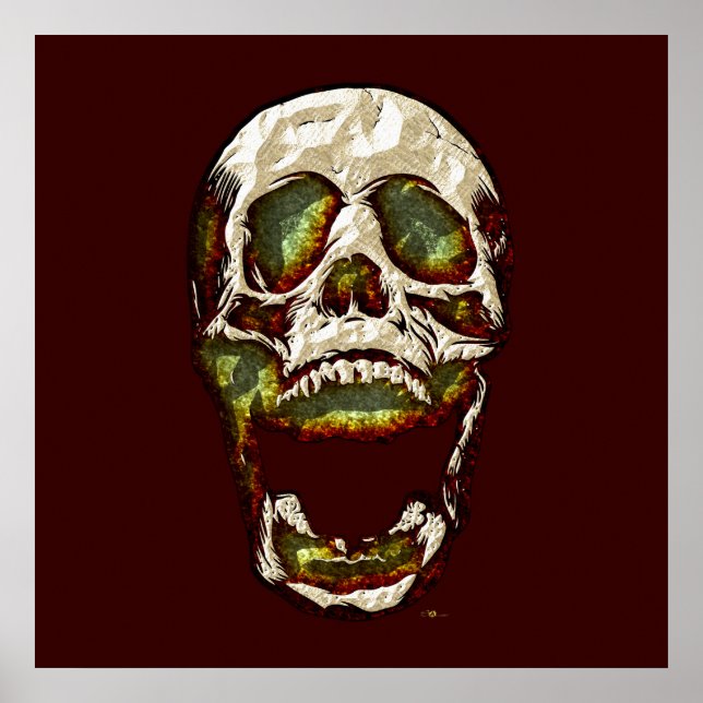 Old Skull Poster (Front)