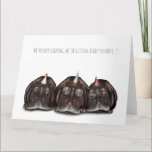 Old Sleepy Hippos Birthday Card! Card<br><div class="desc">They're not sleeping, they're getting ready to party. When we get older, we still love a good party, we just need to have enough rest first and another year before the next one! Send to your friends and loved ones, especially the old ones. Have a great day, however old you...</div>