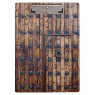 Old Small Door Within Large Doors Clipboard