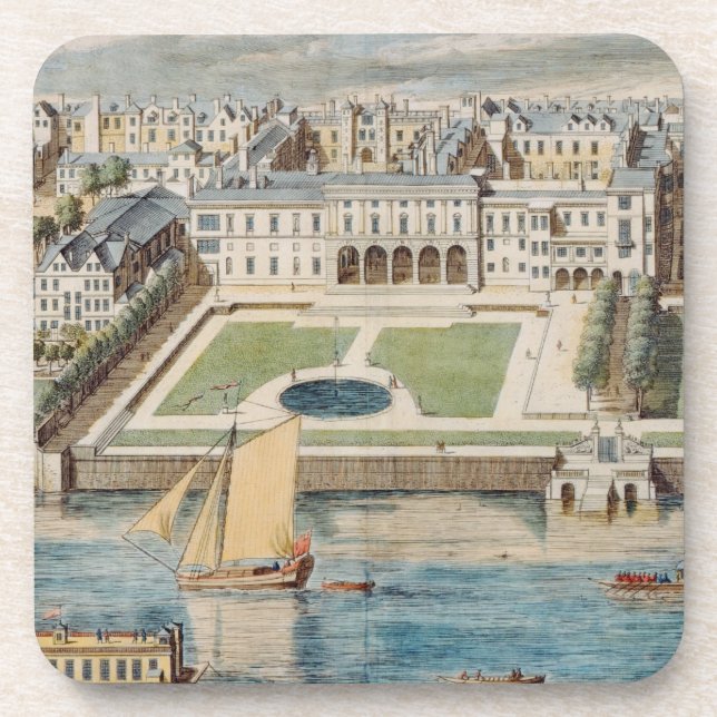 Old Somerset House on the Strand, engraved by Jean Coaster (Front)