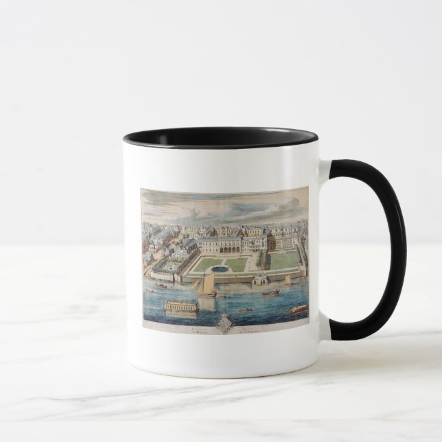 Old Somerset House on the Strand, engraved by Jean Mug (Right)