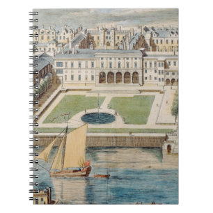 Old Somerset House on the Strand, engraved by Jean Notebook