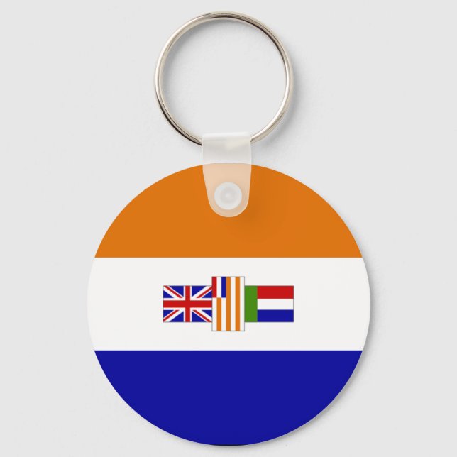 Old South African Flag Key Ring (Front)