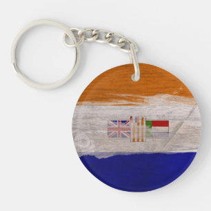 Old South African Flag Key Ring
