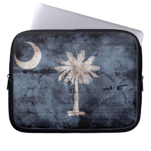 Old South Carolina Flag; Laptop Sleeve