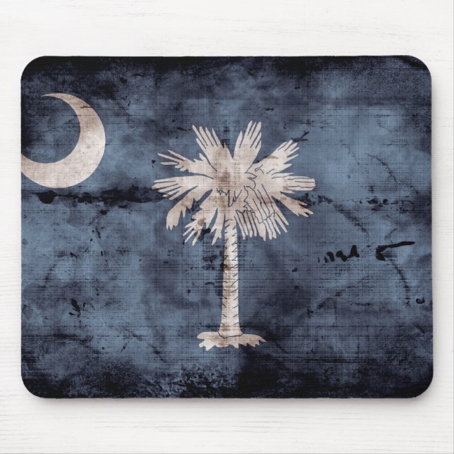 Old South Carolina Flag; Mouse Mat (Front)