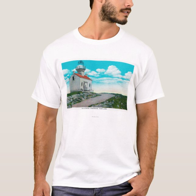 Old Spanish Lighthouse at Point Loma T-Shirt (Front)
