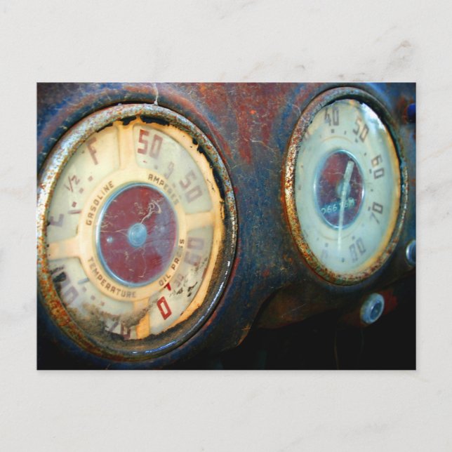 Old Speed Postcard (Front)