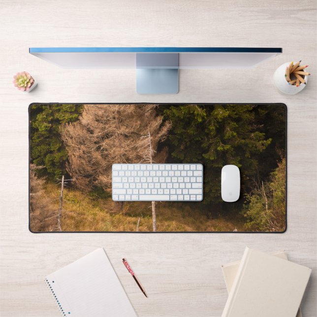 Old spruce tree standing proud desk mat (Office 1)