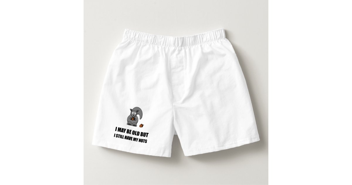 Contains Nuts Men's Squirrel Boxer Shorts 