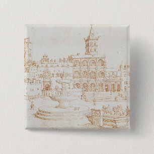 Old St. Peter's 15 Cm Square Badge
