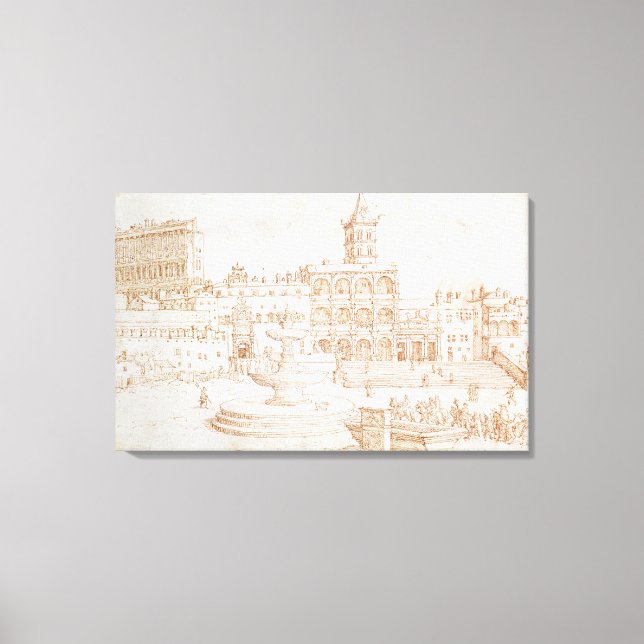 Old St. Peter's Canvas Print (Front)