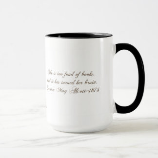Old stack of books-with quote mug