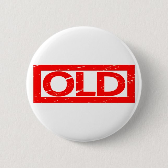 Old Stamp 6 Cm Round Badge (Front)