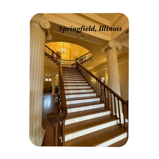 Old State Capitol in Springfield, IL Magnet (Vertical)
