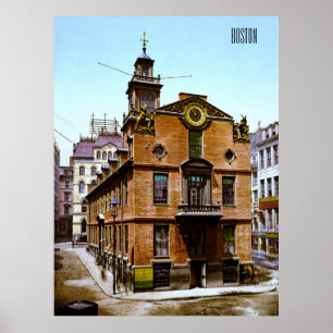 Old State House in Boston (1900) Poster
