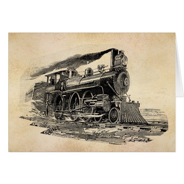 Old Steam Locomotive (Front Horizontal)