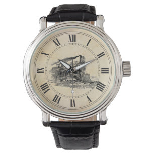 Old Steam Locomotive Watch