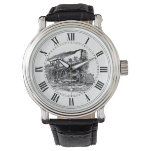 Old Steam Locomotive Watch